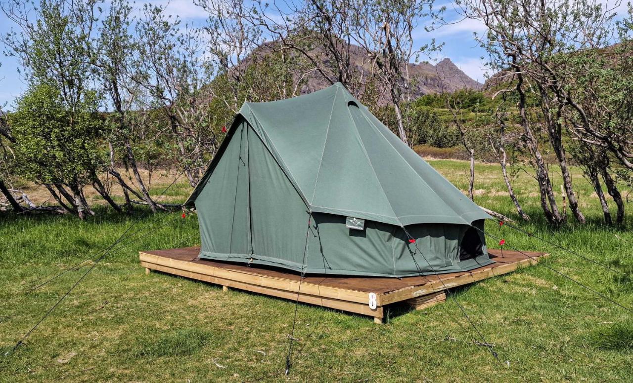 Haukafell Camping - Tents For Rents 霍芬 外观 照片